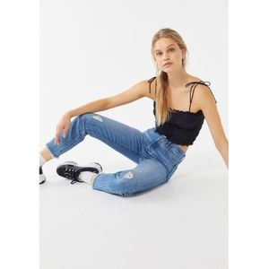 Levi's | Wedgie Icon Fit Distressed Raw Fray Hem Jeans in Truth Unfolds Size 30